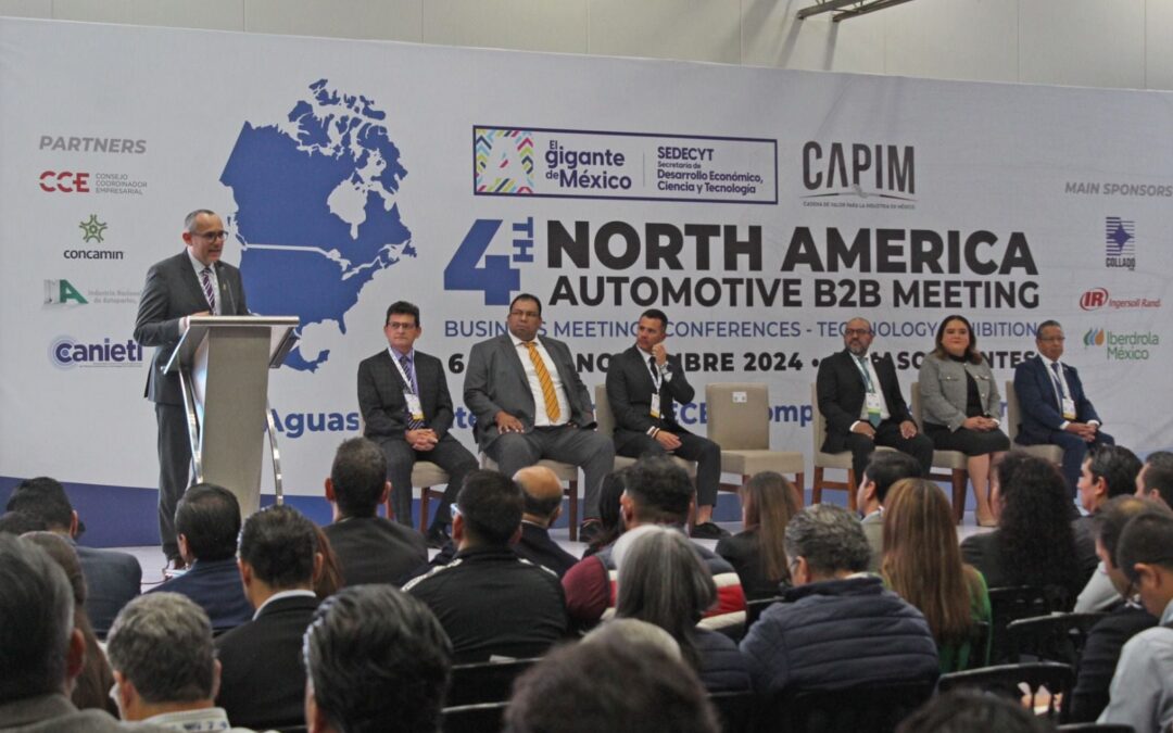 Más de 2 mil empresas de la industria automotriz se reúnen en Aguascalientes este 6 y 7 de noviembre
