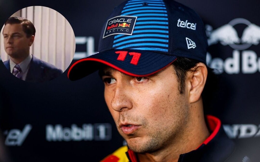 ‘No me voy’: ‘Checo’ Pérez responde a rumores sobre su retiro con escena de Lobo de Wall Street