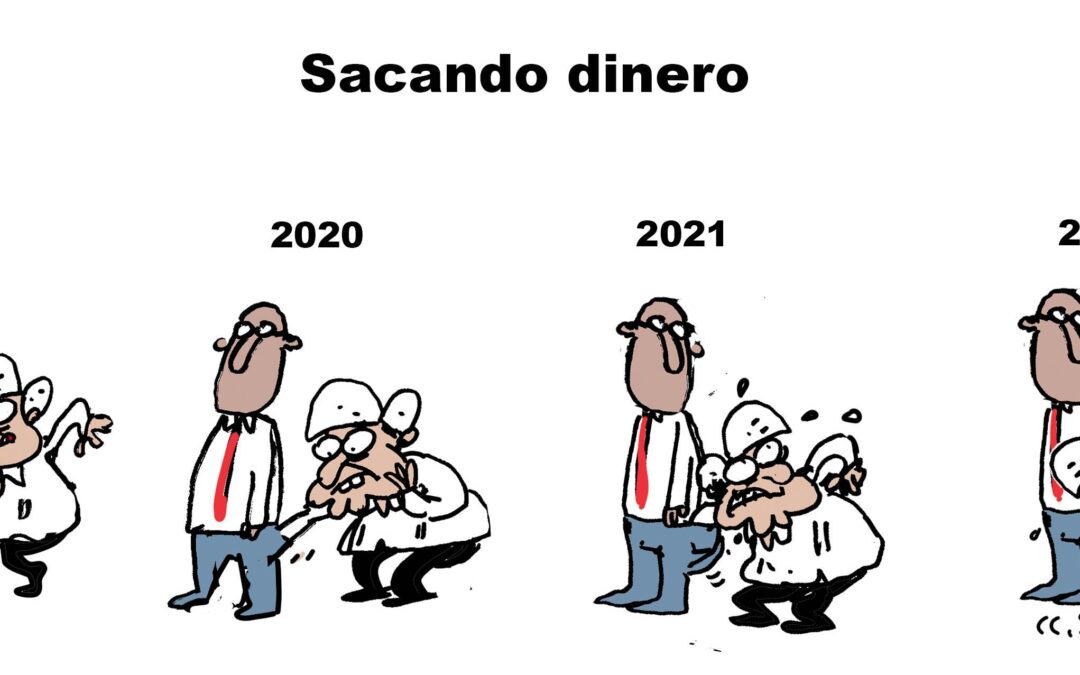 Sacando dinero
