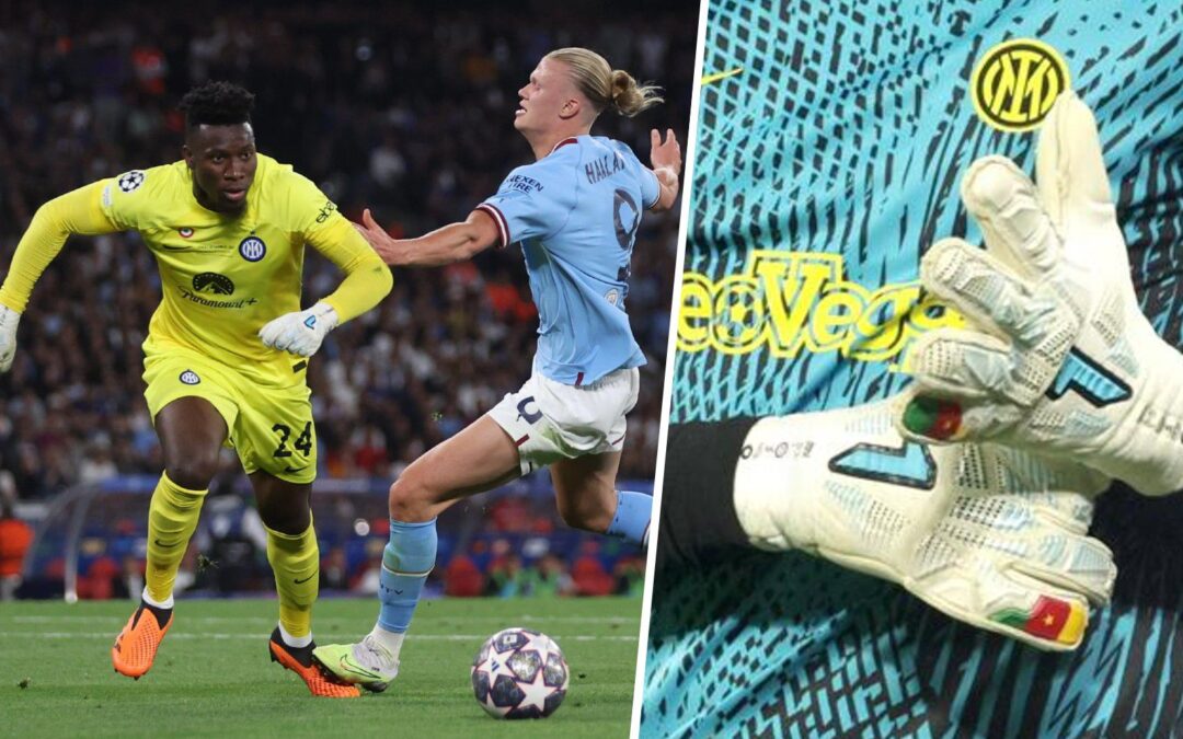 Champions League: Esto cuestan los guantes mexicanos que usó André Onana en la final