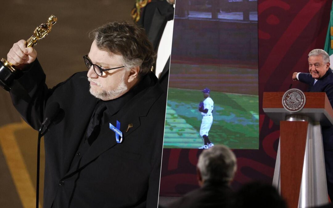AMLO felicita a Guillermo del Toro por el Oscar un día después: ‘Estaba metido en el beisbol’