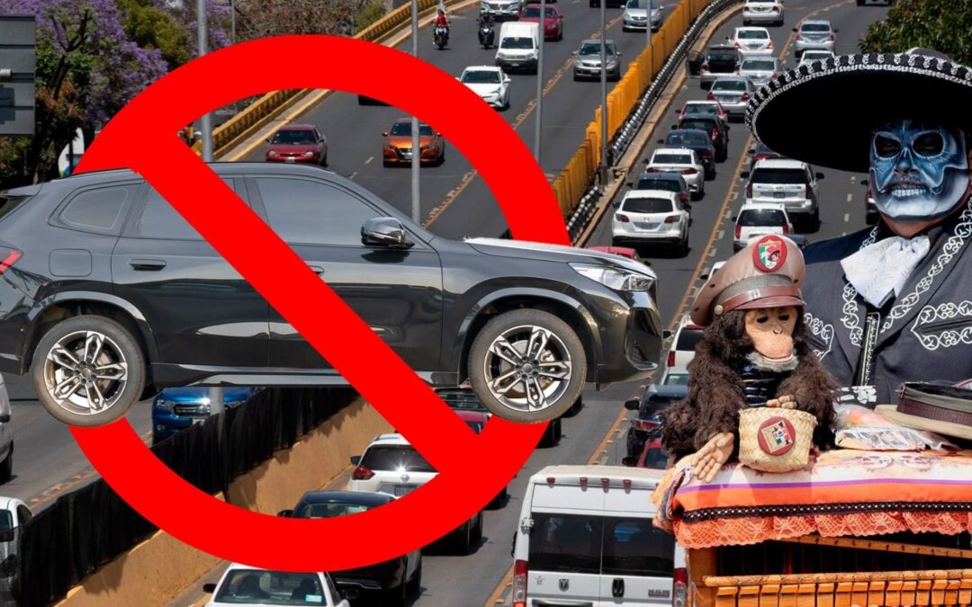 Que no te lleve… ¡la grúa! Hoy No Circula para el sábado 2 de noviembre en CDMX y Edomex