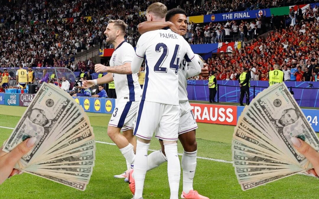 Inglaterra se queda sin la Eurocopa 2024: ¿Cuánto dinero se llevan los perdedores?
