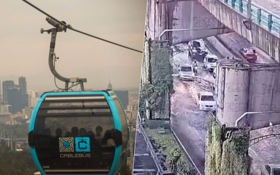 Tormenta eléctrica paraliza la CDMX: Cierran la Línea 3 del Cablebús y reportan inundación en Periférico