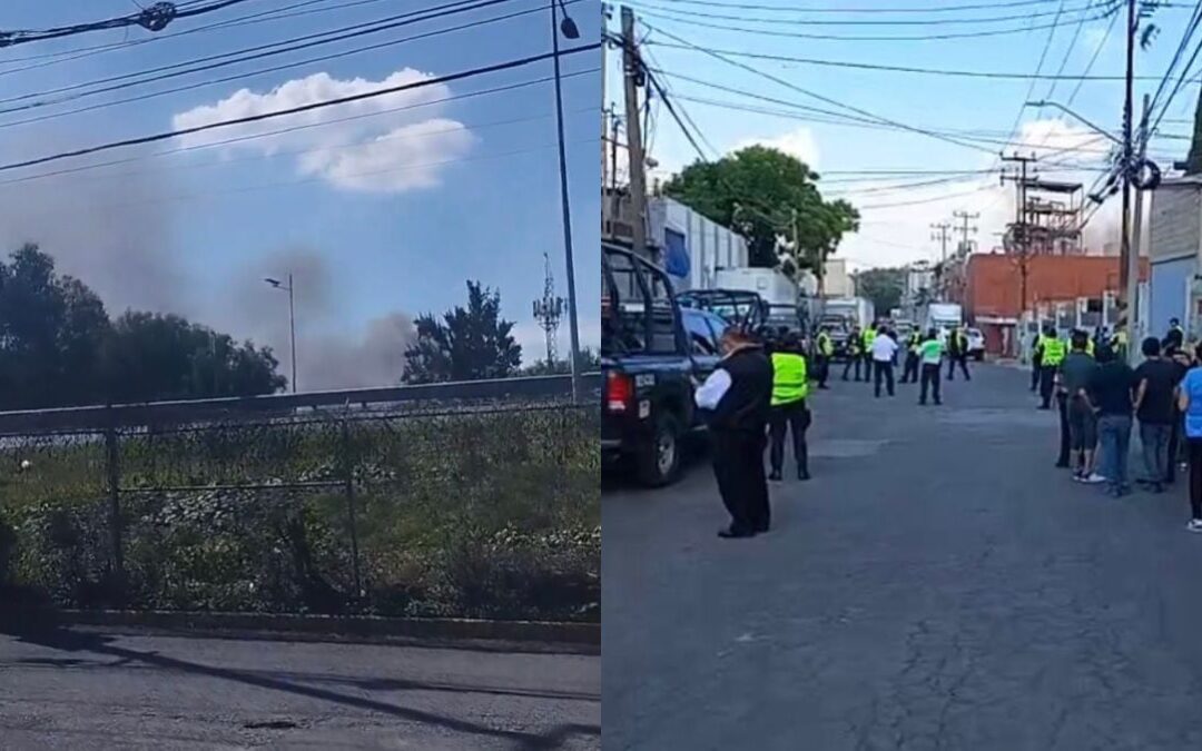 Explosión en fábrica de químicos en Tlalnepantla deja 3 heridos de gravedad (VIDEO)