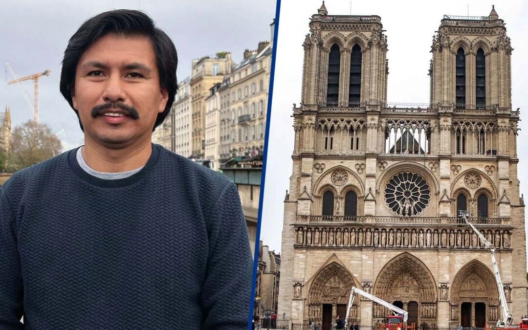 El arquitecto de Coacalco, Edomex, que ayudó a reconstruir Notre Dame: ‘Pasa una vez en la vida’ (Fotos)