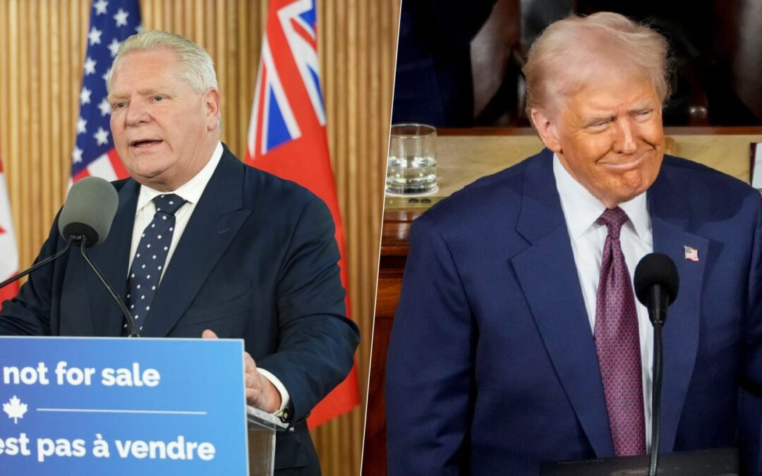Doug Ford ‘trolea’ a Trump tras aranceles a electricidad: ‘Canadá ama a EU, el problema es su presidente’