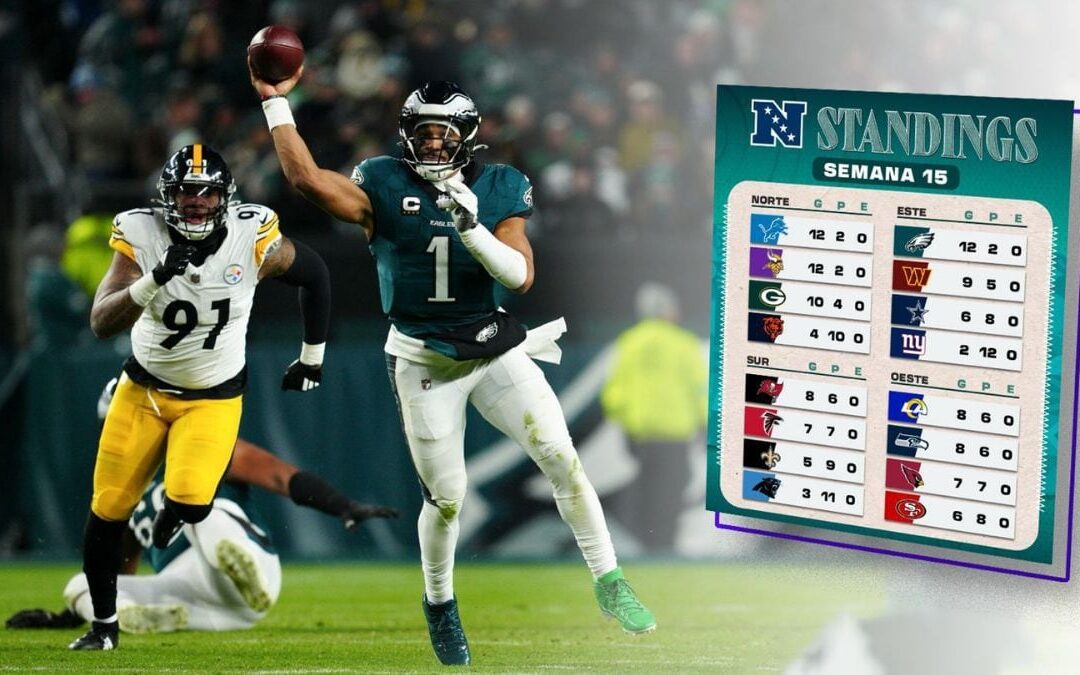 Resultados de la NFL 2024 HOY: ¿Cómo van la Conferencia Americana y la Nacional tras la Semana 15?