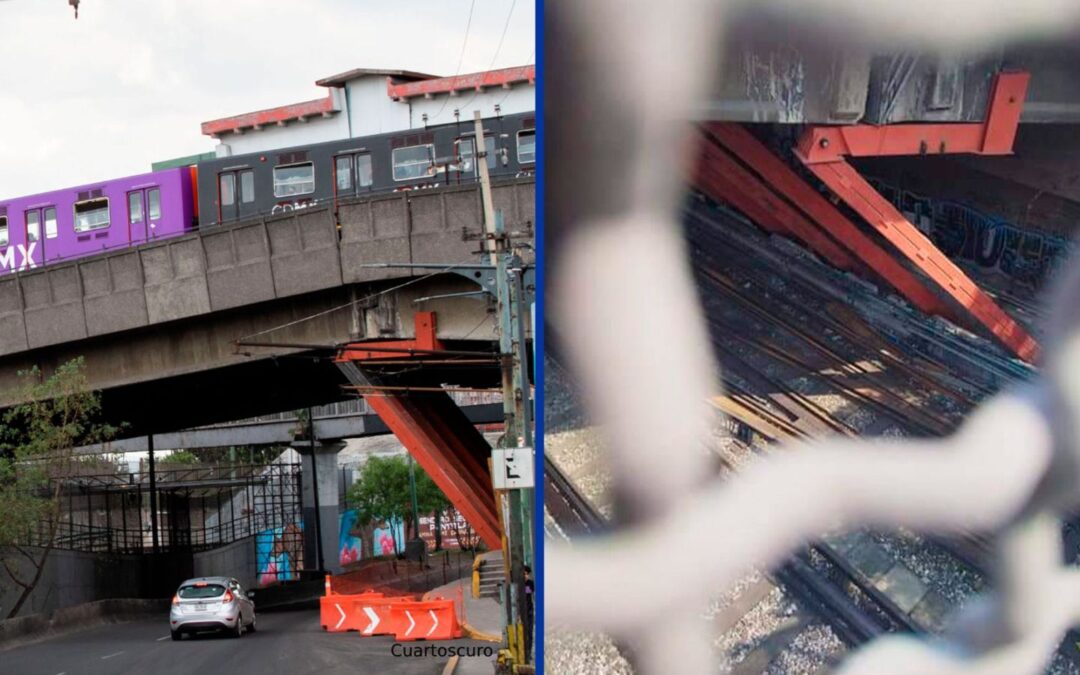 ¿Peligro en Pantitlán? Colocan refuerzos en Línea 9 del Metro de CDMX