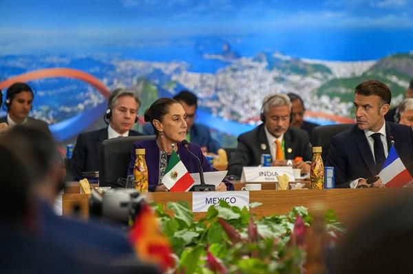 Claudia Sheinbaum en la cumbre del G20: ¿Con qué presidentes se ha reunido en Río de Janeiro?