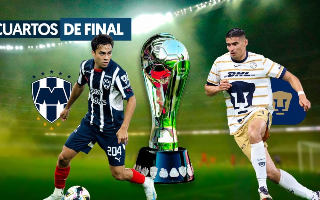 Liga MX Rayados Monterrey vs. Pumas UNAM HOY: ¿Dónde y a qué hora ver EN VIVO cuartos de final?
