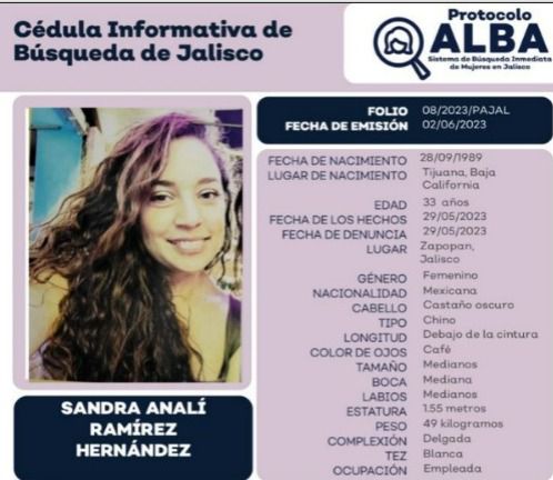 Fiscalía asegura que Sandra Analí, relacionada con el caso call center, se fue por voluntad propia