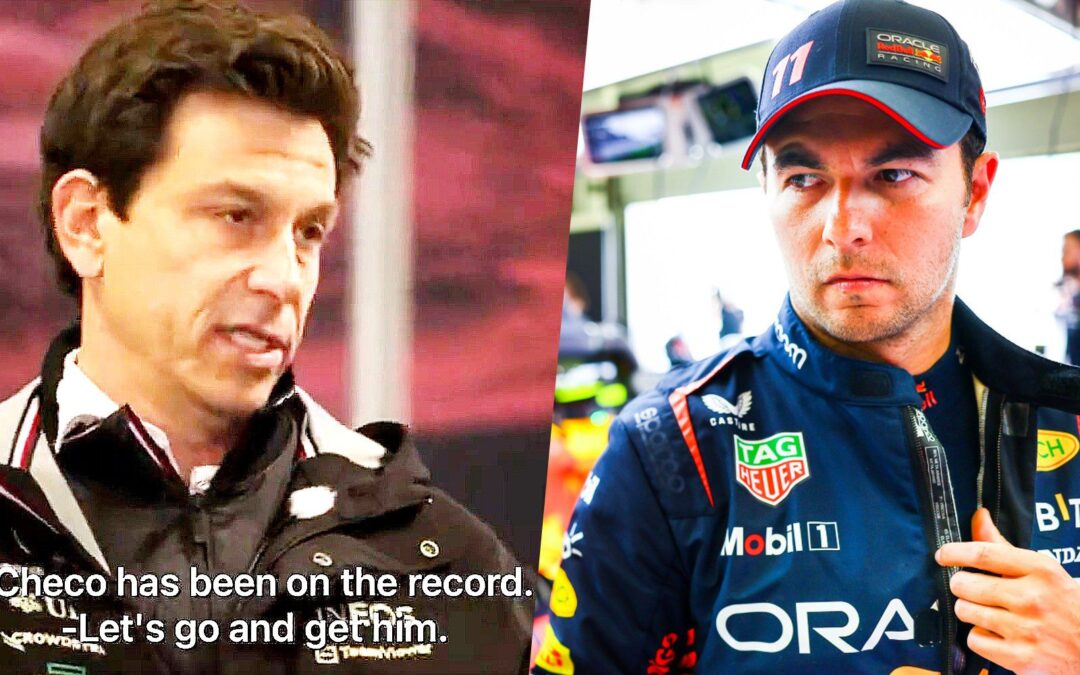 F1: La tensa discusión de Toto Wolff con Christian Horner que involucró a ‘Checo’ Pérez [VIDEO]