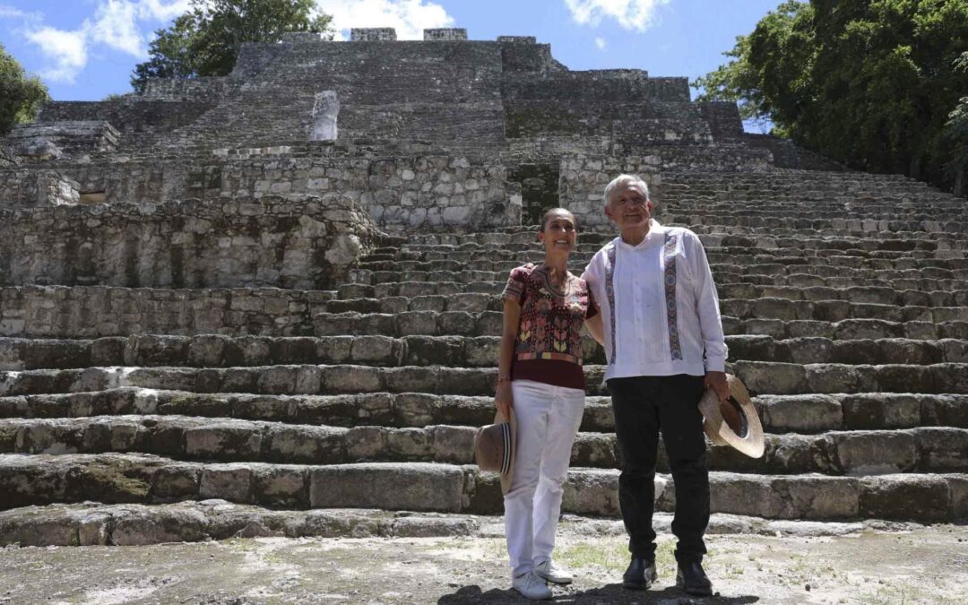 (Video) Sheinbaum se despide de AMLO: ‘Se me salen las lágrimas, ha sido muy emotivo’