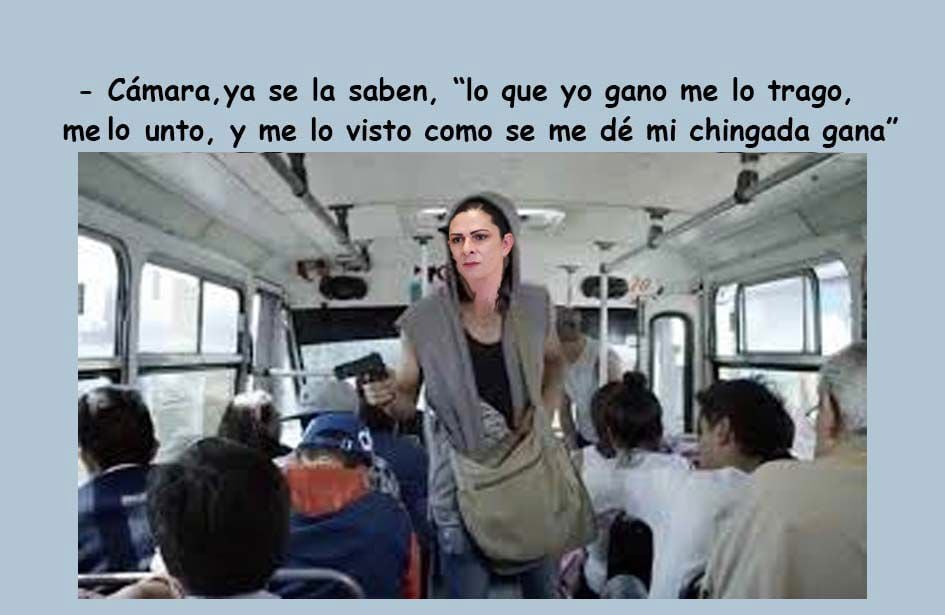 En los autobuses de la Conade