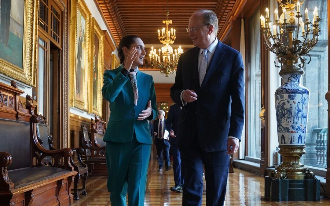 Sheinbaum mueve sus cartas tras triunfo de Trump: Se reúne con CEO de BlackRock