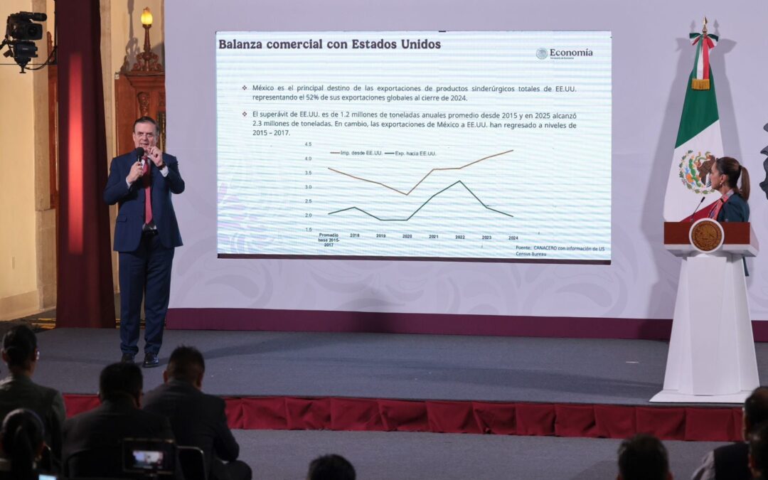 Ebrard vs. aranceles al acero y aluminio: ¿Con qué secretarios de Trump se reunirá para anularlos?