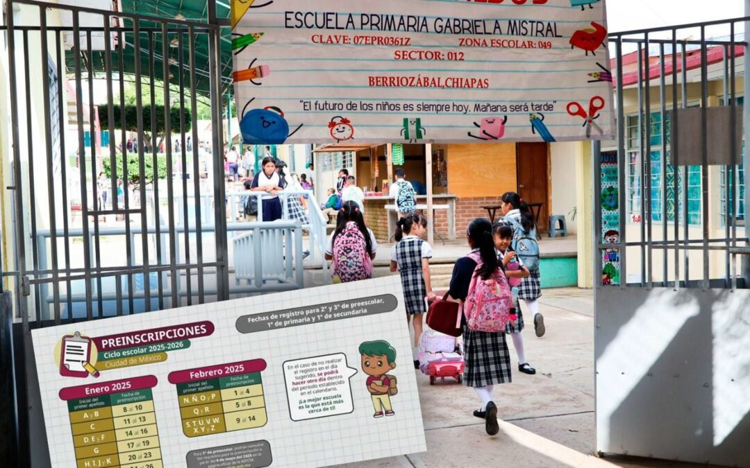 Calendario escolar 2025: Preinscripciones arrancan en febrero; todo lo que debes saber
