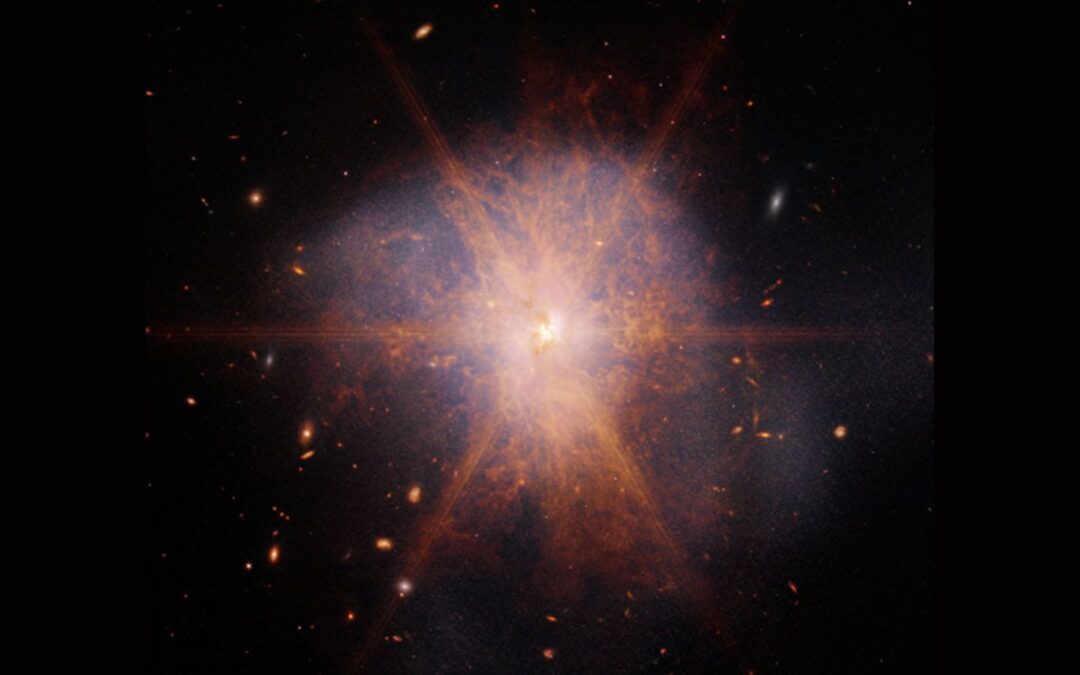 Un ‘regalo’ más del telescopio Webb: Capta fusión de dos galaxias