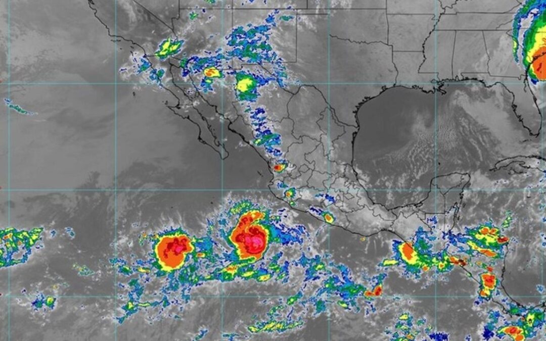 Tormenta tropical ’Orlene’ avanza por las costas de Colima: Esta es su trayectoria