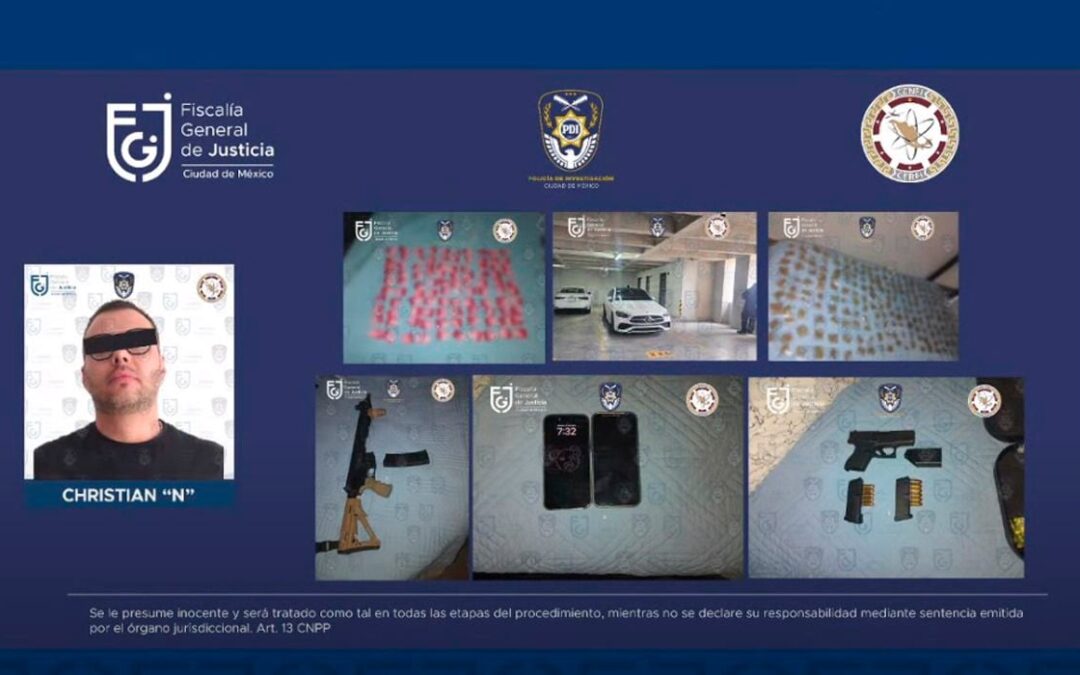 CJNG en CDMX: Detienen a ‘Harry’, operador de la organización