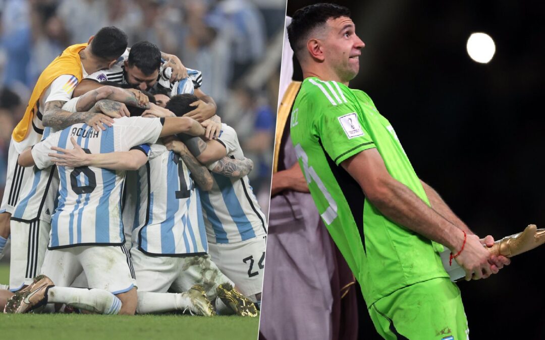 Seleccionados de Argentina reaccionan a su triunfo: De las lágrimas a la seña obscena de ‘Dibu’