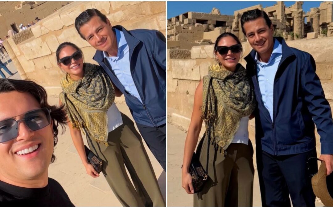 (FOTO) Reaparece Enrique Peña Nieto de paseo por Egipto: ‘No me lo van a creer…’