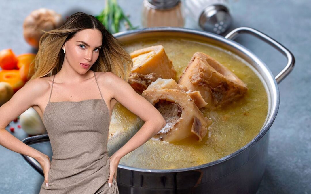 ¿Qué es el caldo de huesos como el que tomó Belinda antes de pasarela y cuáles son sus beneficios?