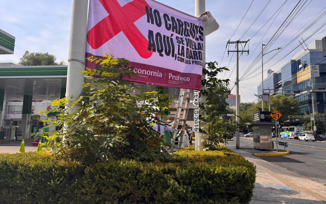Exhibidas por ‘gandallas’: Profeco coloca sellos en gasolineras por precios elevados en CDMX y Edomex