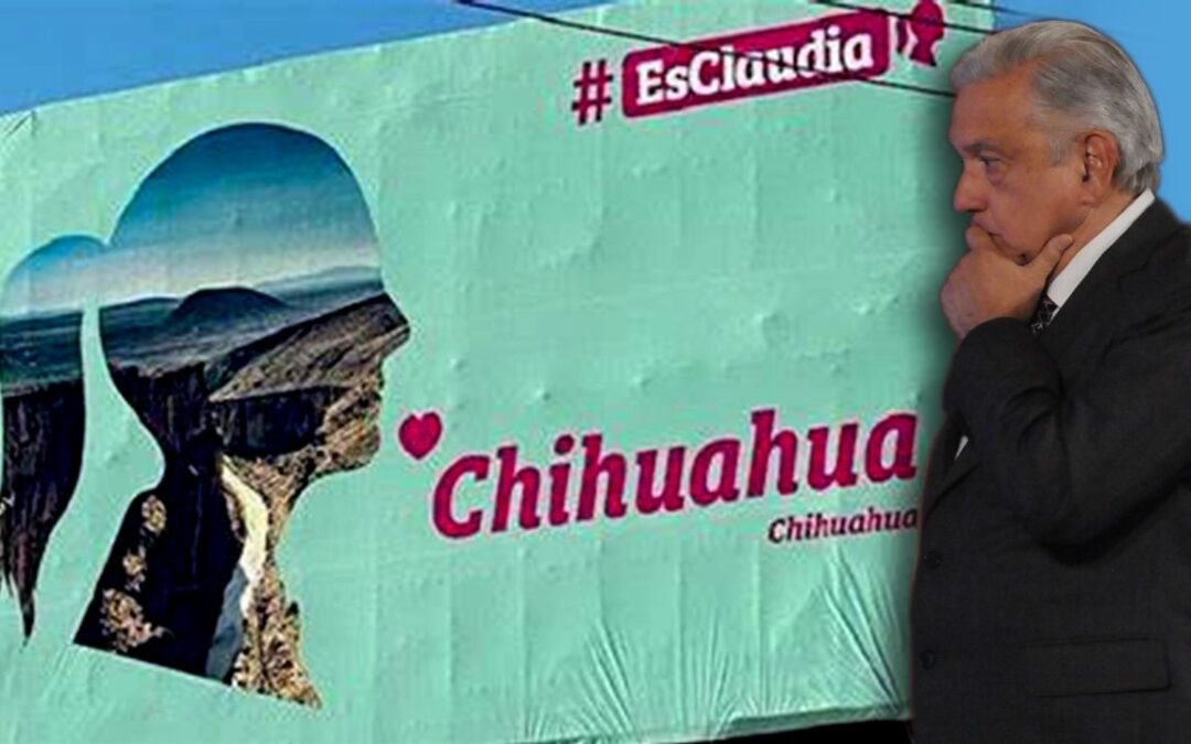 #EsClaudia: Esto dijo AMLO sobre la campaña ilegal de Sheinbaum con anuncios espectaculares