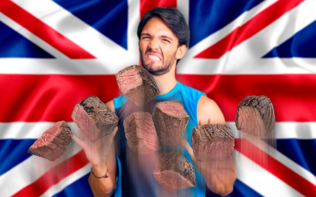 Atletas británicos se quejan de la carne cruda