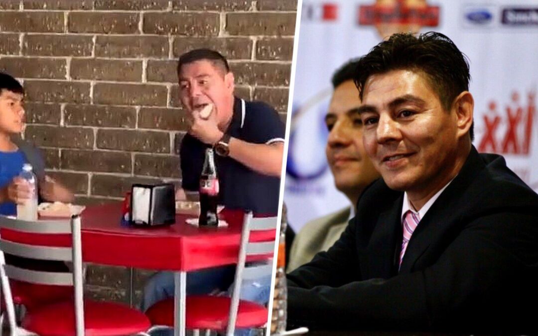 ‘Travieso’ Arce invita tacos a niño que le pidió una moneda; ¿A qué se dedica el exboxeador?