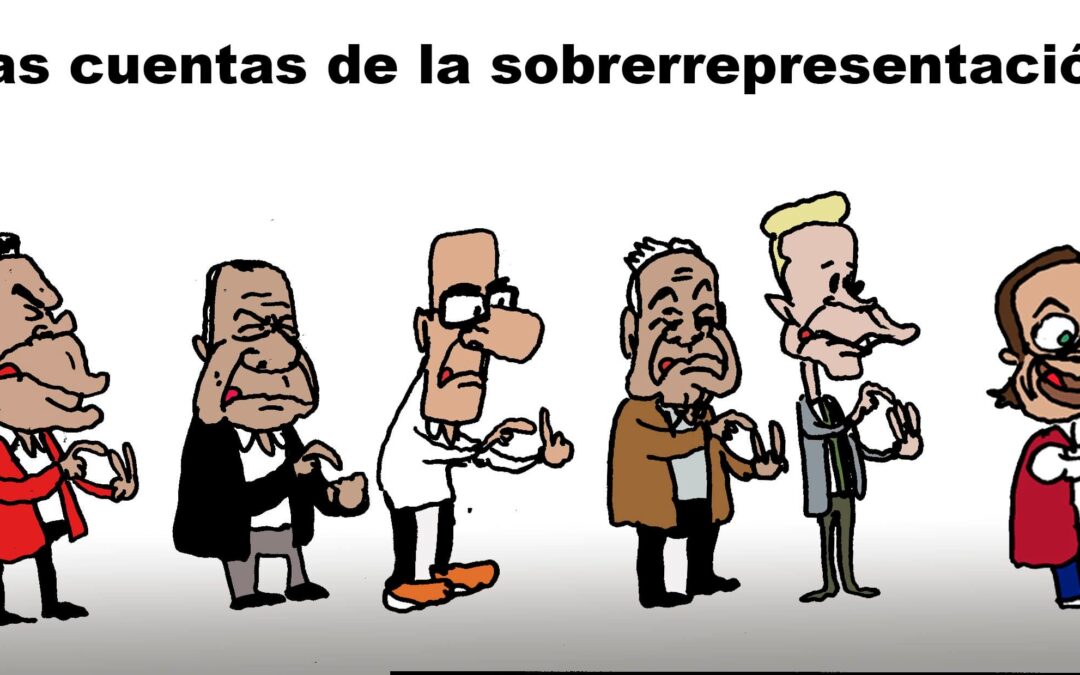Las cuentas de la sobrerrepresentación