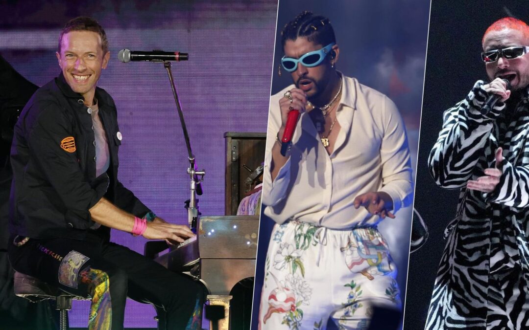 Coldplay canta ‘La canción’ de J Balvin y Bad Bunny durante concierto en Colombia