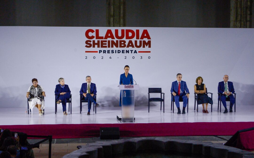 Presenta Sheinbaum cinco secretarios preparados y lleva la ciencia al gabinete