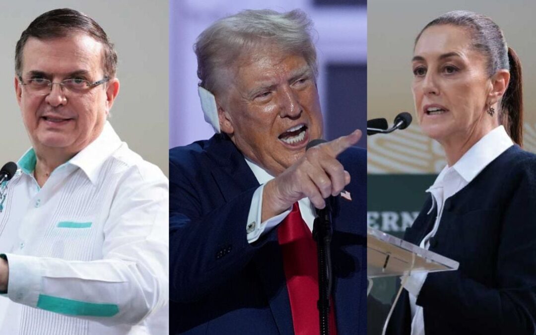 Sheinbaum y Ebrard responden a amenazas de Trump sobre T-MEC: Se negociará con ‘fuerza’