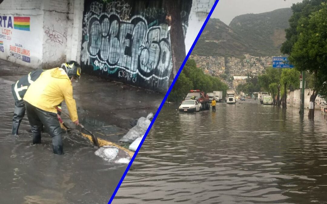 CDMX entra en alerta por fuertes lluvias en 12 alcaldías: Reporte de calles inundadas EN VIVO