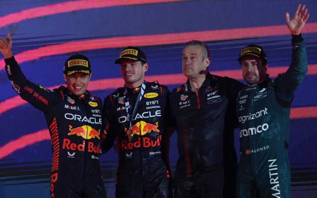 Primer doblete de Red Bull en Bahréin: Max y Sergio lo perpetran