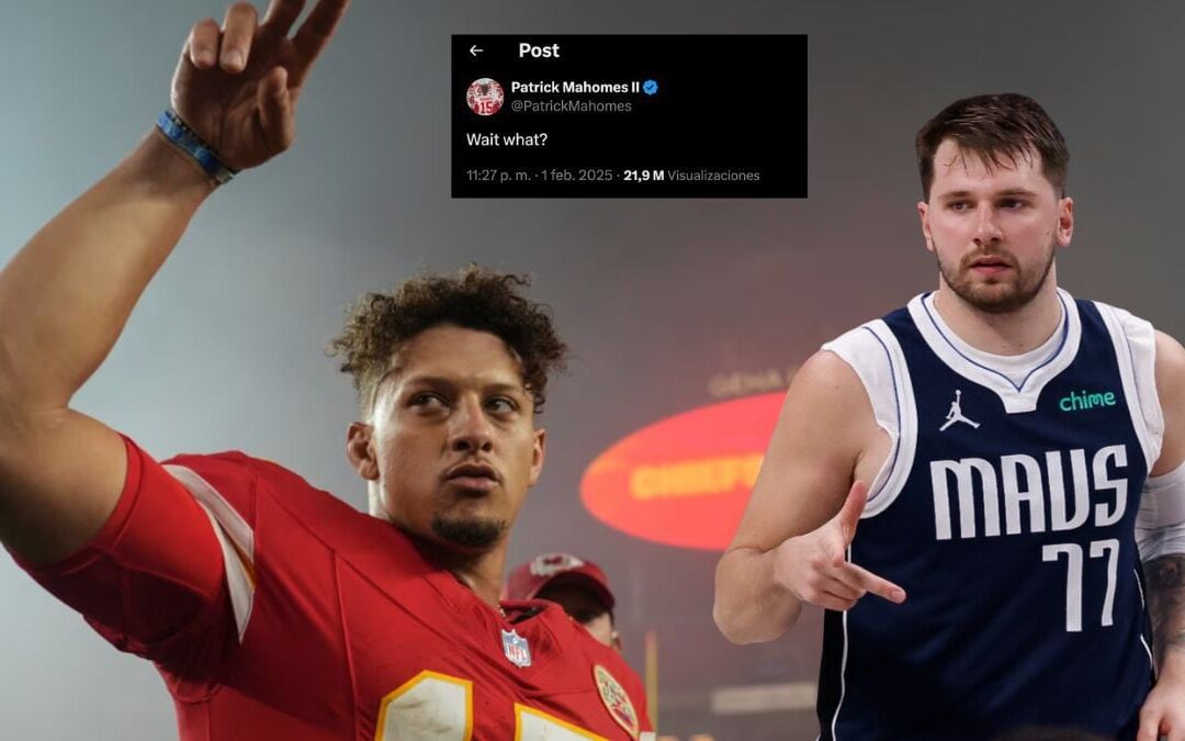 Patrick Mahomes reacciona a traspaso de Luka Doncic a Lakers: ‘Me siento enfermo’
