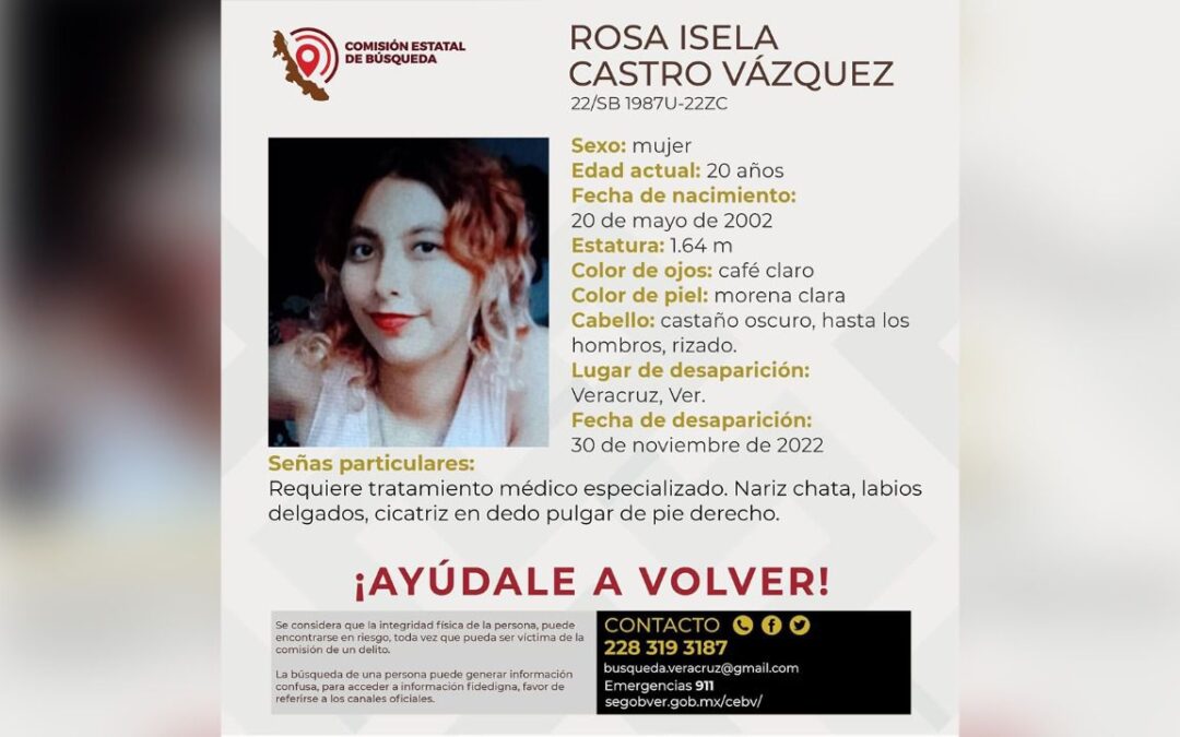 Rosa Isela salió a recoger ropa donada para su bebé… lleva 2 días desaparecida