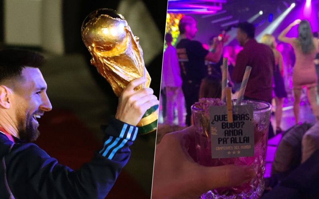 Messi hace fiesta de campeones: Hubo bebidas ‘qué mirás bobo’ e invitados de lujo
