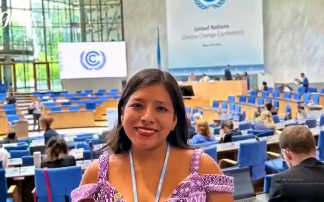 Betzabeth Martínez, la joven mexicana zapoteca que fue a la ONU a hablar de cambio climático