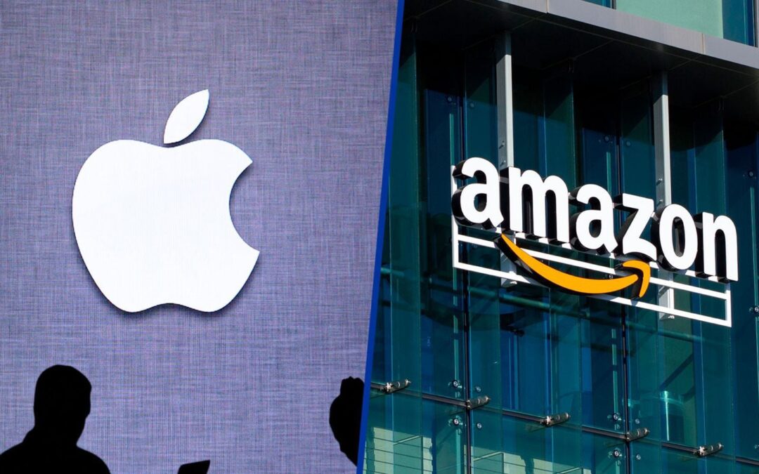 Apple y Amazon viven tiempos de bonanza: Reportan notables incrementos en sus ganancias