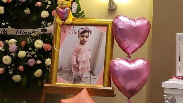 Último adiós a Ingrid, la niña que falleció tras un ataque armado en Sonora