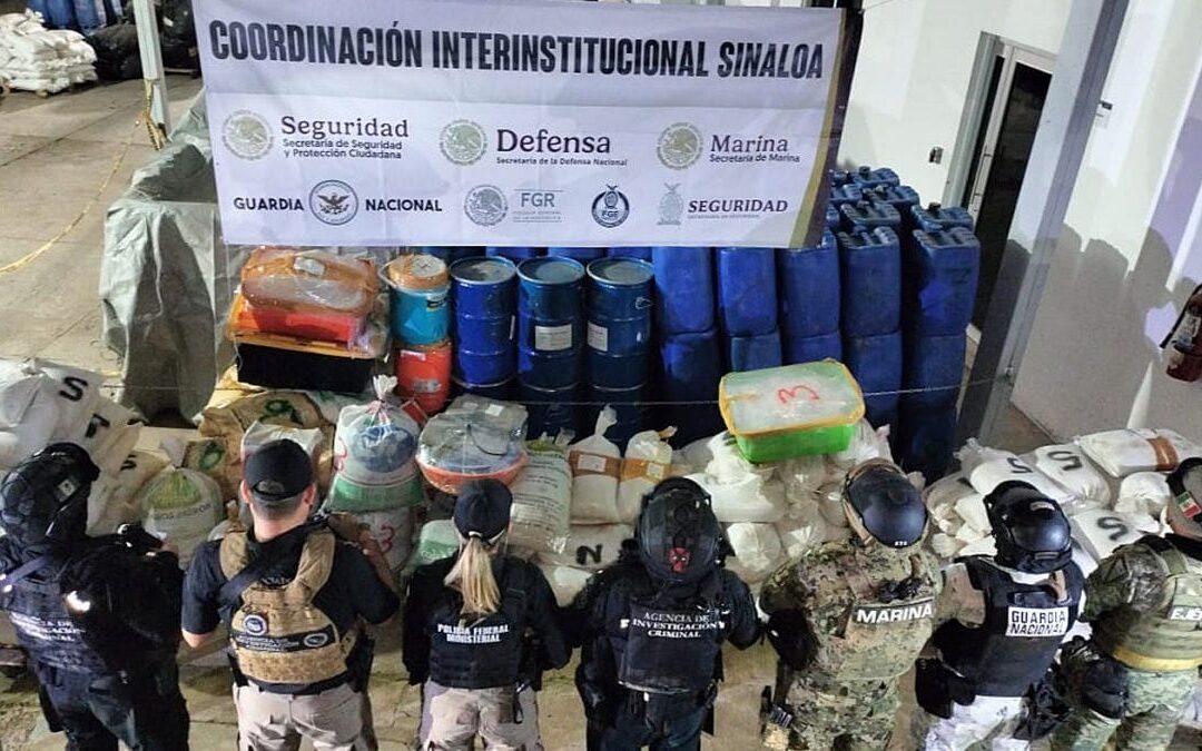 Échale ojo, Trump: Gobierno de Sheinbaum logra mayor decomiso de metanfetamina en Sinaloa