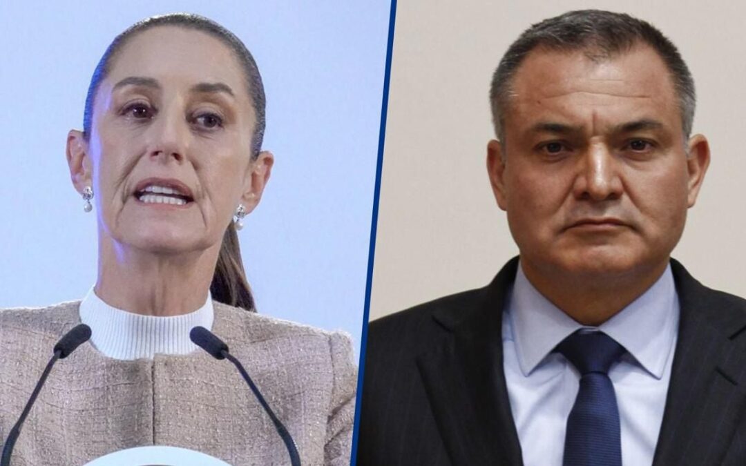 ‘Lo importante son sus vínculos con el narco’: Sheinbaum reacciona a petición de García Luna en su audiencia