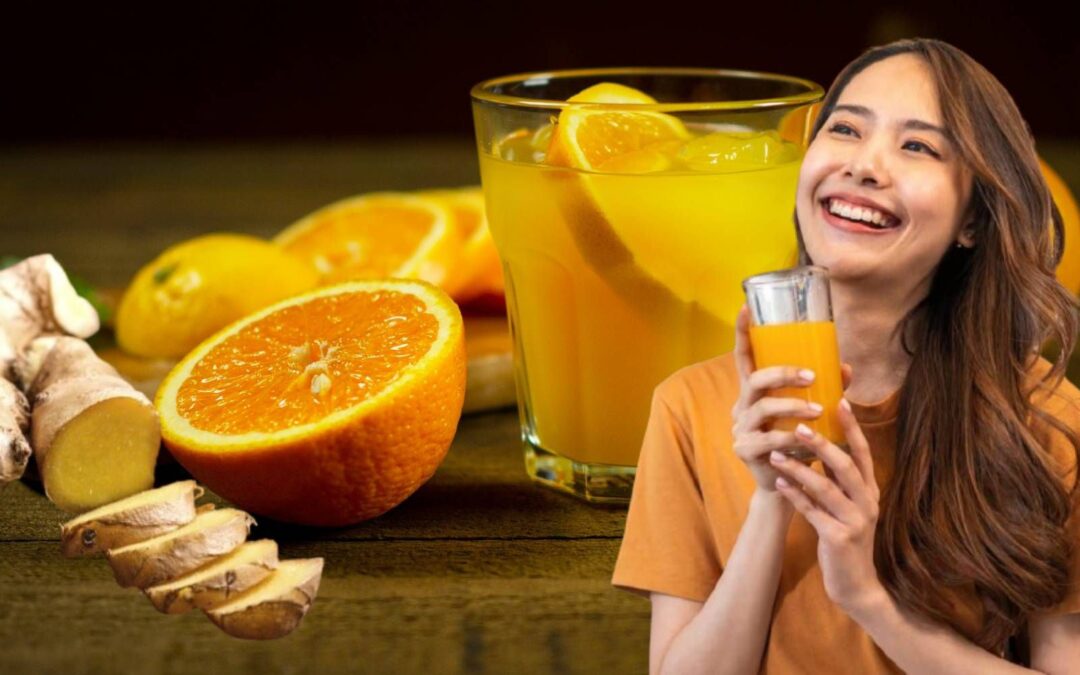 ¿Cuáles son los beneficios del jugo de naranja con jengibre?