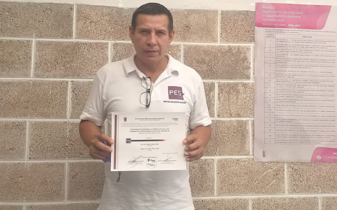Asesinan a quemarropa al excandidato del PES, José Guzmán Pérez, en Campeche