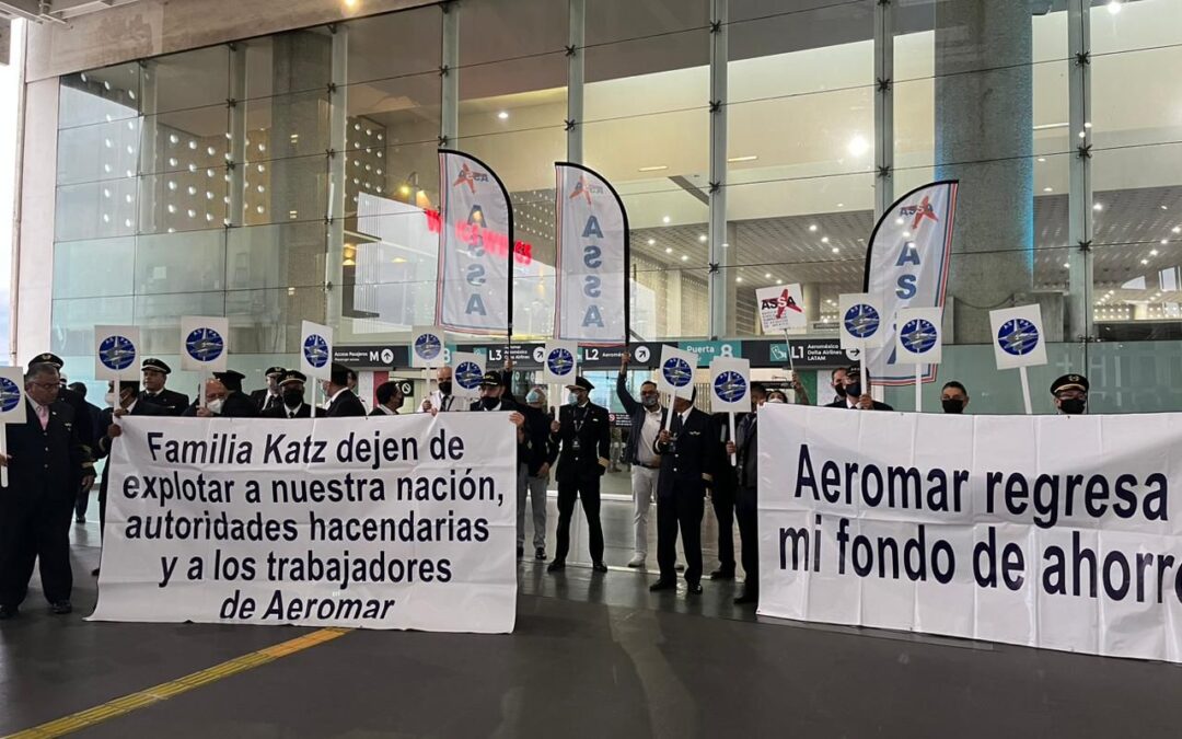 Pilotos de Aeromar prorrogan huelga (otra vez) hasta enero del 2023