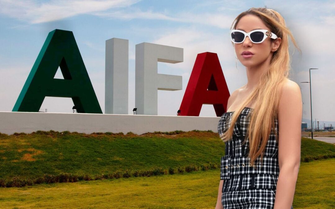 Shakira llega al AIFA con su ‘manada’ de México: ‘Voy a comer unos tacos, unas flautas, me encantan, ¡auu!’